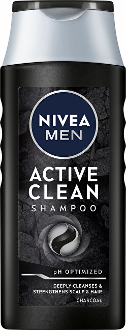 Nivea Shampoo with charcoal for men Active Clean 250 ml 250ml Vyrams