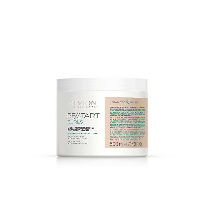 Revlon Professional Nourishing mask for curly and wavy hair Restart Curl s ( Nourish ing Buttery Mask) 250ml atstatomoji plaukų priežiūros priemonė