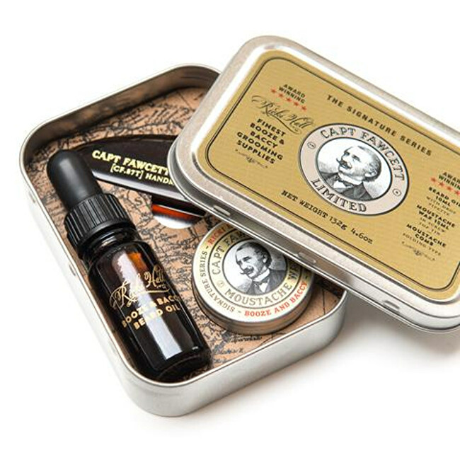 Captain Fawcett Ricki Hall&acute;s Booze & Baccy Gift Set Vyrams