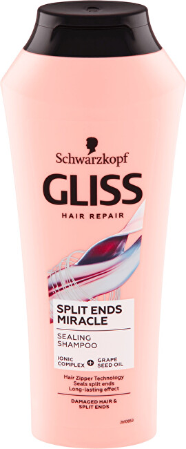 Gliss Kur Split Ends Miracle Regenerating Shampoo (Sealing Shampoo) 400ml Moterims