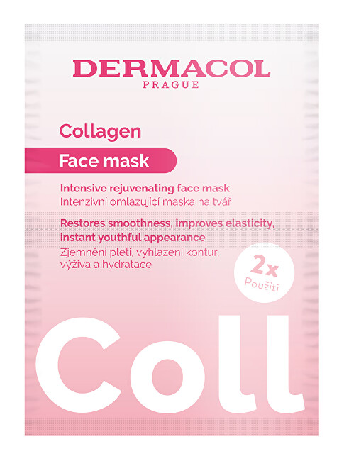 Dermacol Rejuvenating Collagen Face Mask (Face Mask) 2 x 8 ml 8ml Moterims