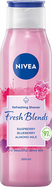 Nivea Shower gel with the scent of raspberries and blueberries Fresh Blends (Refreshing Shower) 300 ml 300ml Moterims