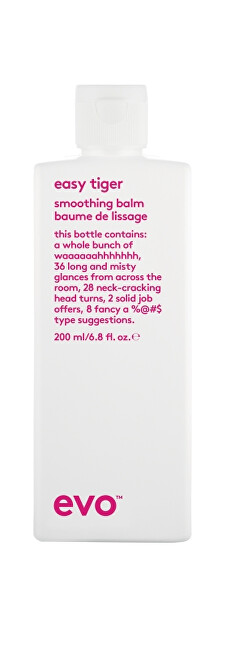 evo Vyhlazuj&iacute;c&iacute; balz&aacute;m na vlasy Easy Tiger (Smoothing Balm) 200 ml 200ml Moterims
