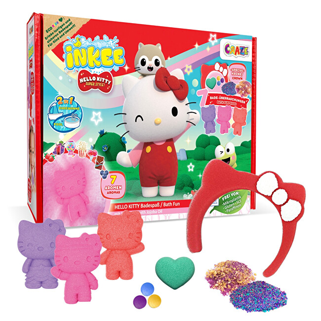 INKEE Hello Kitty set Vonios ir du&scaron;o priemonė