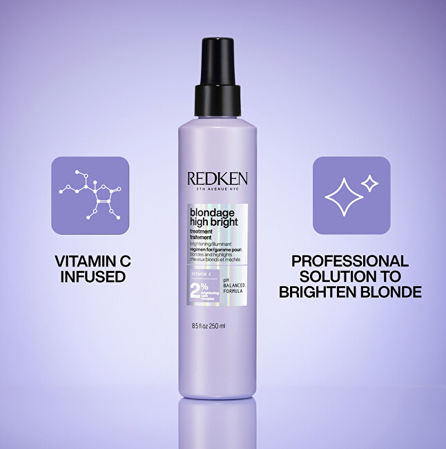 Redken Blondage High Bright (Treatment) 250 ml 250ml nenuplaunama plaukų priežiūros priemonė