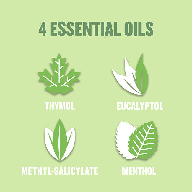 Listerine Mouth-Free Mouthwash Green Tea (Mouth Wash) 500 ml 500ml Dantų emalį stiprinanti priemonė