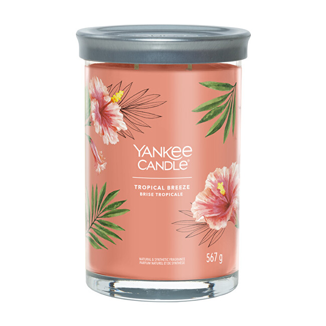 Yankee Candle Aromatic candle Signature tumbler large Tropica l Breeze 567 g Unisex