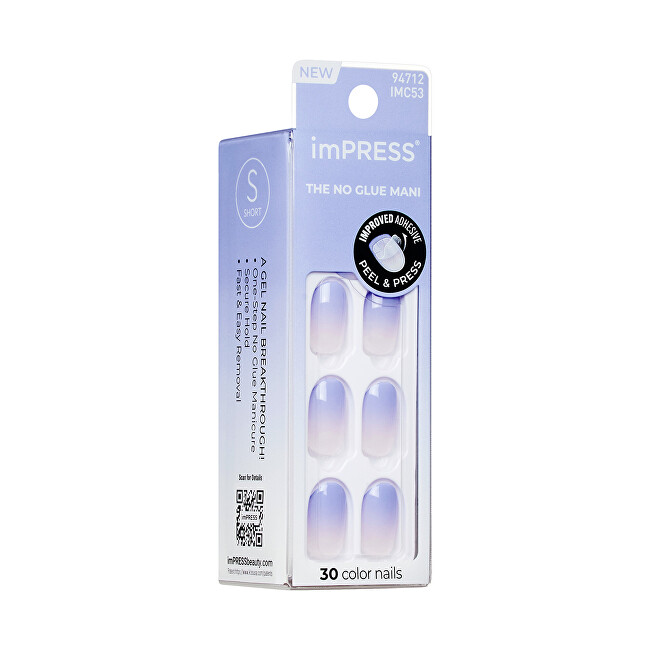 Kiss Self-adhesive nails imPRESS Color Nails (Friendzone) 30 pcs priemonė nagams