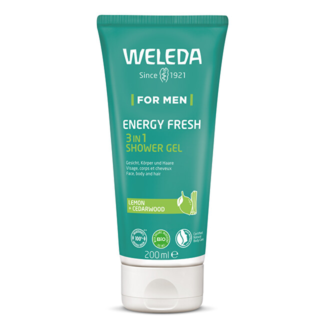 Weleda Shower gel Energy Fresh 3 in 1 (Shower Gel) 200 ml 200ml Vyrams