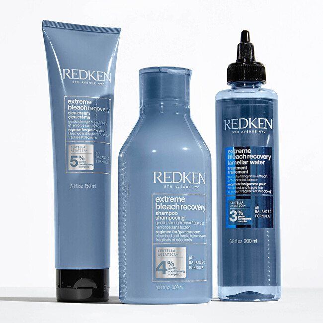 Redken Cica Leave-In Cream For Lightened, Fine And Brittle Hair Extreme Bleach Recovery (Cica Cream) 150ml atstatomoji plaukų priežiūros priemonė