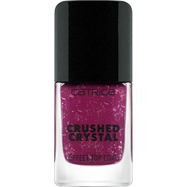 Catrice Crushed Crystal 010 Amethyst Aura Top Coat (Effect Top Coat) 10.5 ml nagų lakas