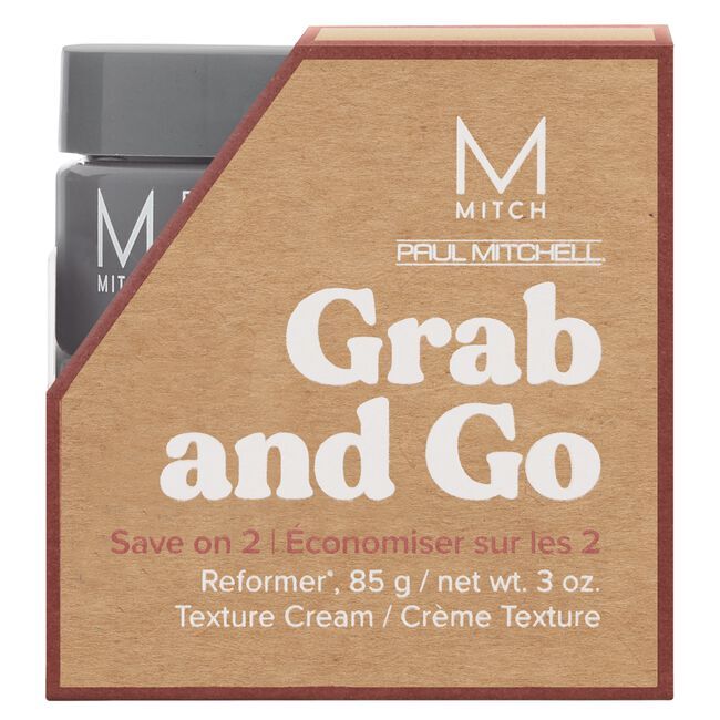 Set of modeling pastes for a matte hair look Reformer Duo Grab & Go 2 x 85 g