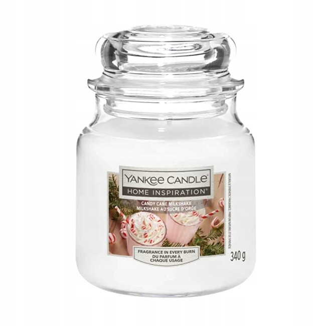 Yankee Candle Home Inspiration Scented Candle Candy Cane Milkshake 340 g kvepianti žvakė