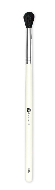 Dermacol Cosmetic brush for blending eye shadow with natural bristles D82 Moterims