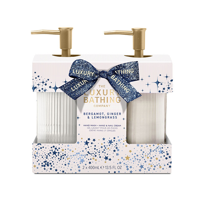 Grace Cole Hand Care Duo ( Bergamot, Z&aacute;zvor & Lemongrass ) - D&aacute;rkov&aacute; sada p&eacute;če o ruce ( 2 ks ) Vonios ir du&scaron;o priemonė Moterims