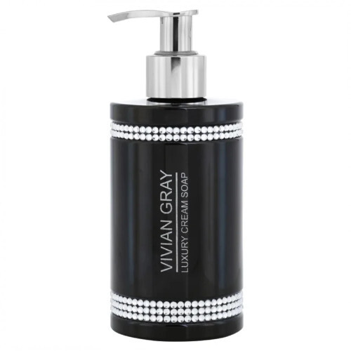 Vivian Gray Creamy liquid soap Black Crystal with ( Luxury Cream Soap) 250 ml 250ml Moterims