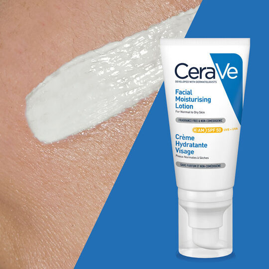 CeraVe Daily moisturizing cream SPF 50 (Facial Moisturizing Lotion) 52 ml 52ml Moterims