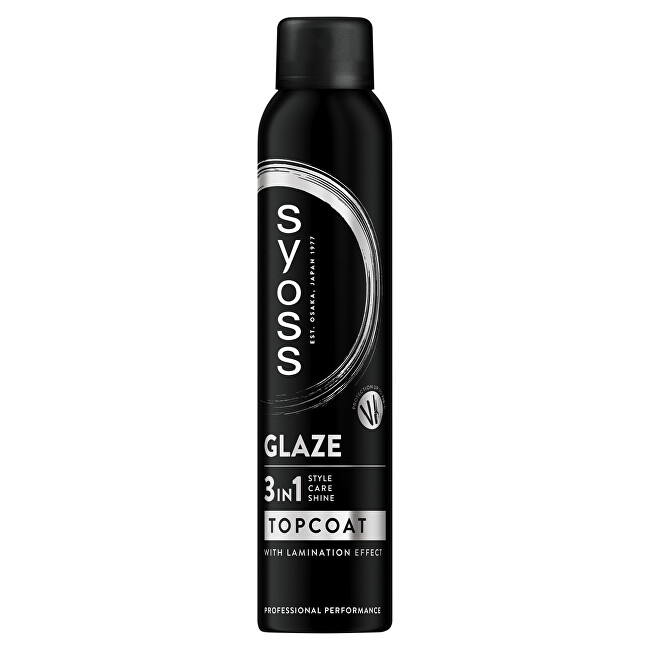 Syoss Glaze Topcoat - hair gloss 200 ml 200ml plaukų apsauga nuo kar&scaron;čio