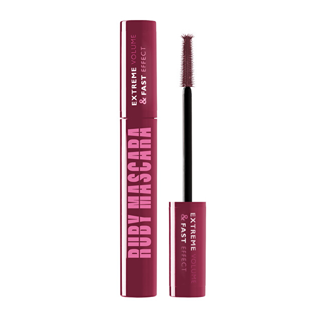 Dermacol Extreme Volume & Fast Effect Mascara 12.6 ml Ruby blakstienų tu&scaron;as
