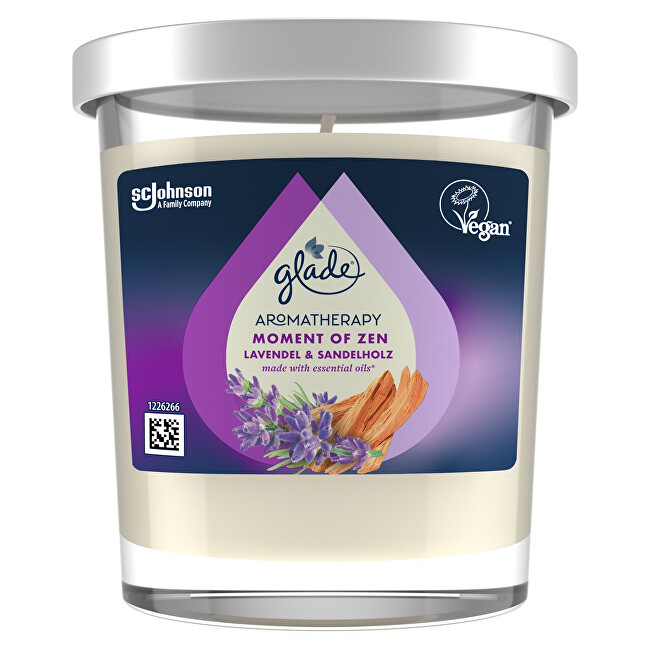 Glade Moment of Zen Aromatherapy Candle 170 g kvepianti žvakė