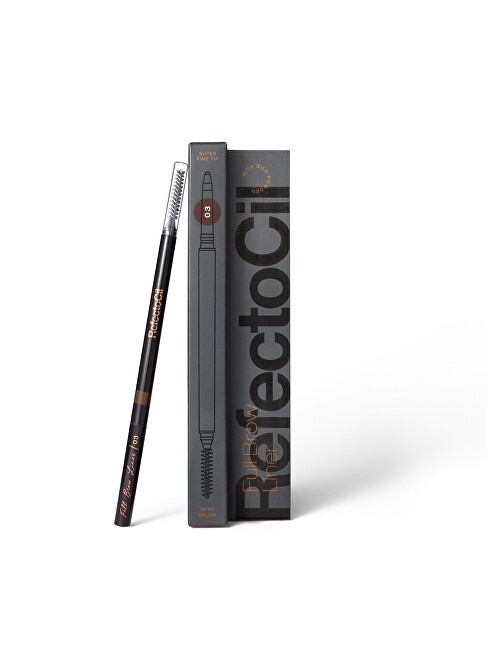 RefectoCil Waterproof eyebrow pencil Full Brow Liner 02 medium brown antakių pie&scaron;tukas