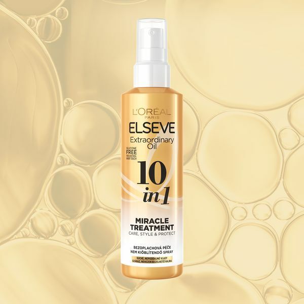 L&acute;Or&eacute;al Paris Leave-in care Elseve 10 in 1 Extraordinary Oil ( Miracle Treatment) 150 ml 150ml nenuplaunama plaukų priežiūros priemonė