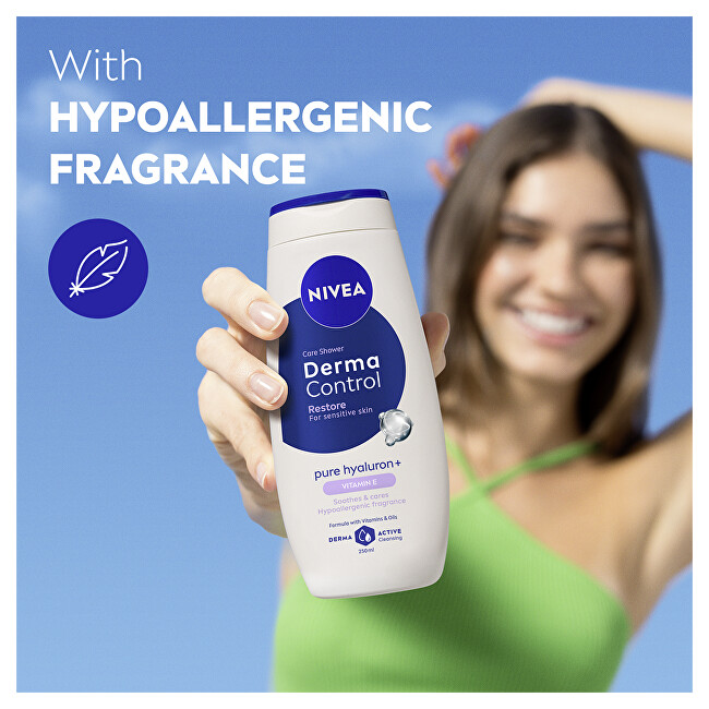 Nivea Shower gel for sensitive skin Derma Control Restore (Care Shower) 500ml Moterims