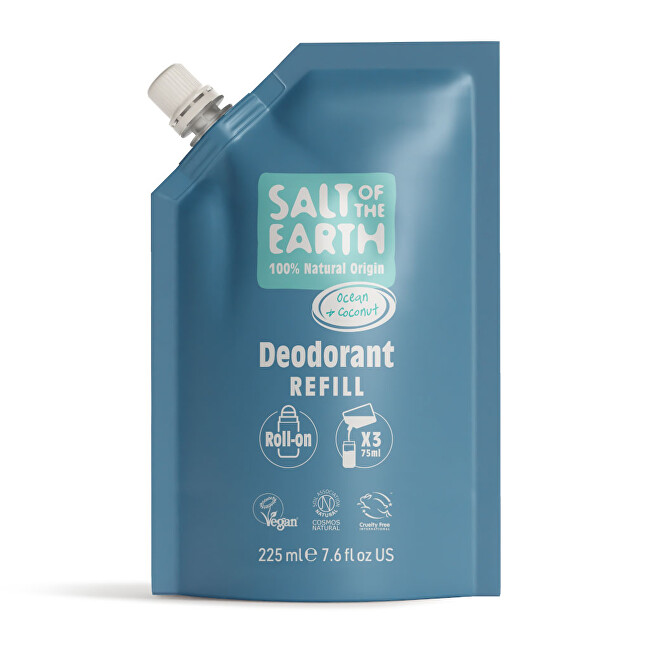 Salt of the earth Natural roll-on deodorant Ocean & Coconut Deo Refill Dezodorantas Dezodorantas ir antiperspirantas Unisex