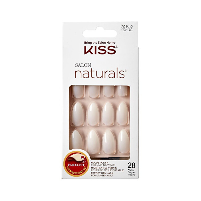 Kiss Natural nails suitable for painting 70910 Salon Natura l s (Nails) 28 pcs Moterims