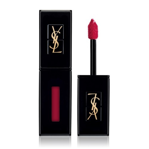 Yves Saint Laurent Lipstick Vernis À Lèvres Vinyl Cream (Glossy Lips ) 5.5 ml N°407 - Carmin Session Moterims
