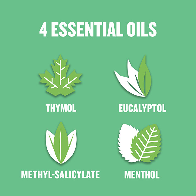 Listerine Fresh Burst anti-plaque mouthwash 500ml Dantų emalį stiprinanti priemonė