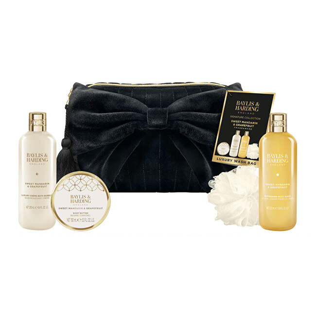 Baylis & Harding Body care gift set in velvet bag Mandarin & Grapefruit 4 pcs Vonios ir du&scaron;o priemonė Moterims