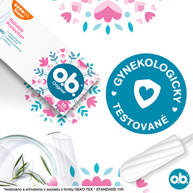 o.b. Original Super tampons 16 pcs Intymios higienos priemonė