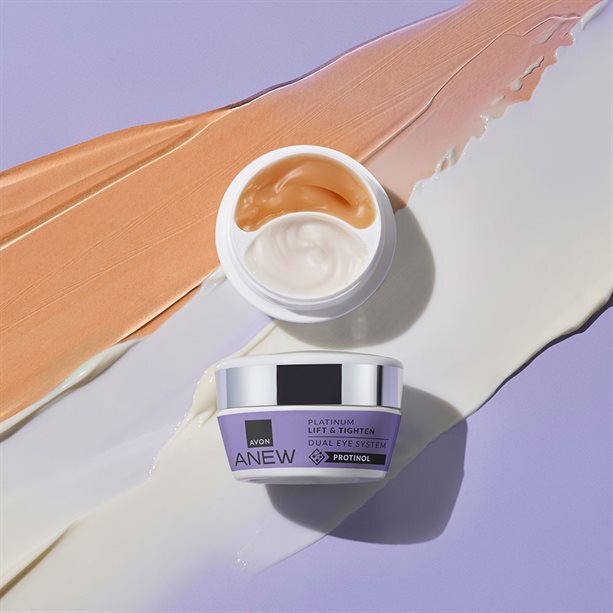 Avon Lifting dual eye care Anew Platinum with Protinol (Dual Eye System) 2 x 10 ml 10ml paakių gelis