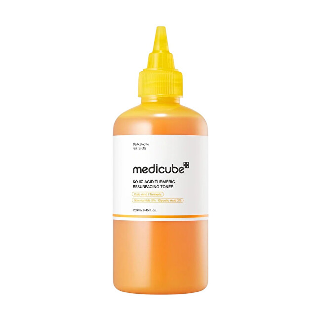 Medicube Skin tonic Kojic Acid Turmeric Resurfacing Toner 250 ml 250ml makiažo valiklis