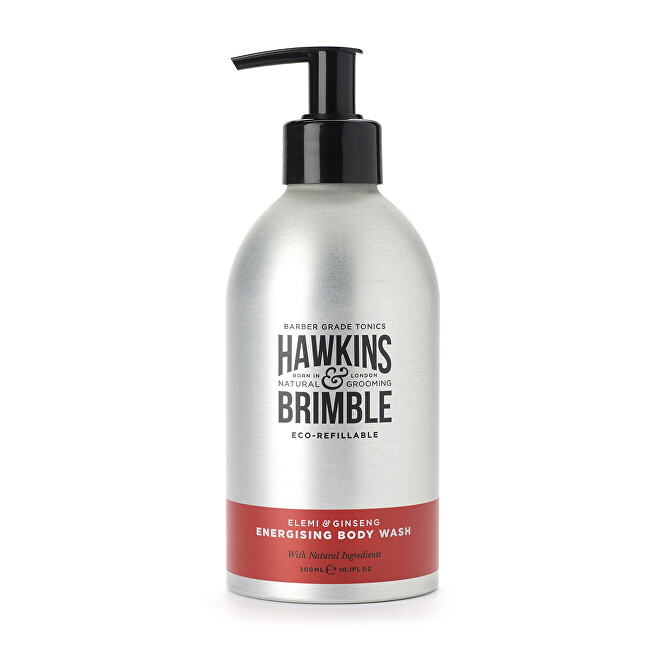 Hawkins & Brimble Refreshing shower gel Eco-Refillable (Energising Body Wash) 300 ml 300ml Vyrams