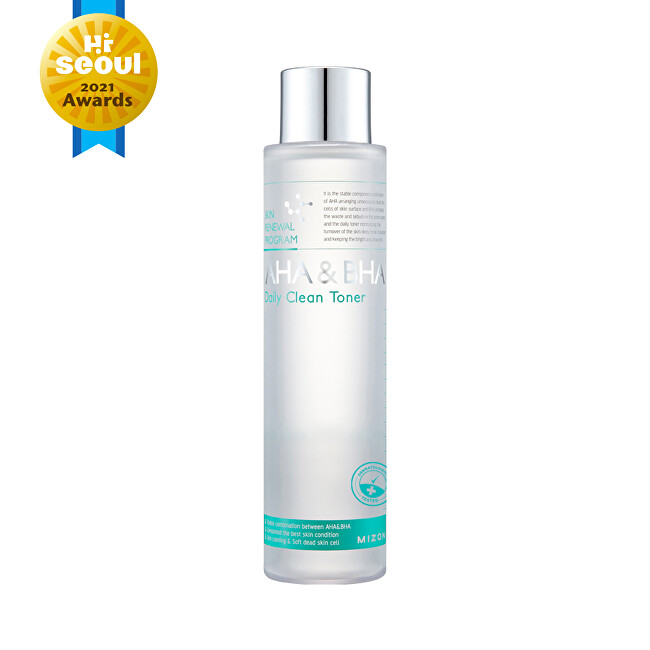 Mizon Exfoliating toner with acids and enzymes AHA & BHA (Daily Clean Toner) 150 ml 150ml makiažo valiklis
