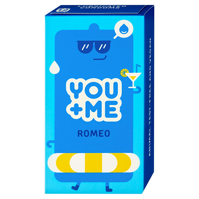 YOU+ME Romeo Condoms 12 ks Vyrams
