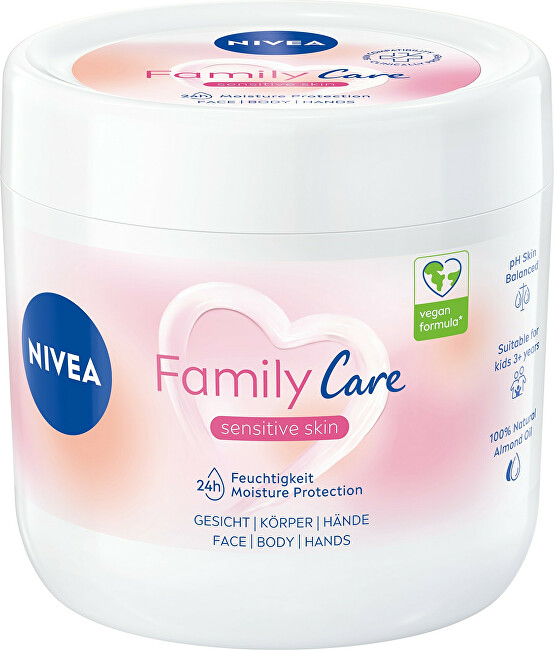 Nivea Light moisturizing cream Family Care 450 ml 450ml Unisex