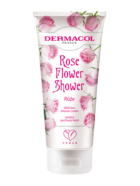 Dermacol Rose Flower Shower (Delicious Shower Cream) 200 ml 200ml Moterims