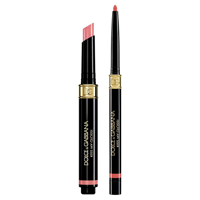 Dolce & Gabbana Kiss My Gloss Lip Kit (4D Gloss Stick & Lip Liner Duo) 04 Gossip lūpų blizgesys