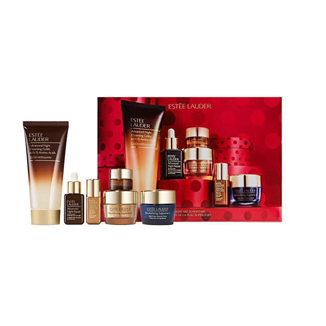Este&eacute; Lauder Skincare Superstars skincare gift set makiažo valiklis