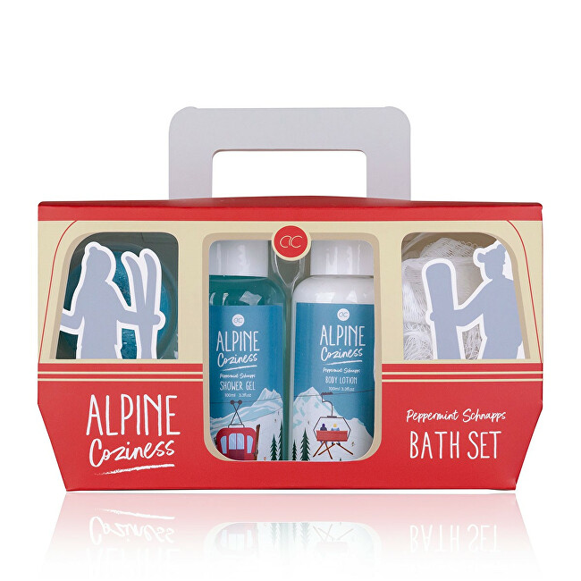 Accentra Bath care set with Alpine Coziness sponge Moterims