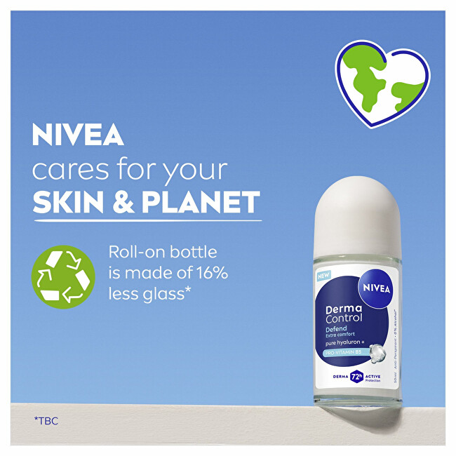 Nivea Derma Control Defend antiperspirant roll-on (Antiperspirant) 50 ml 50ml dezodorantas