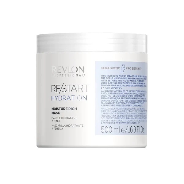 Revlon Professional Restart Hydration Hair Hydration Mask ( Moisture Rich Mask) 250ml atstatomoji plaukų priežiūros priemonė