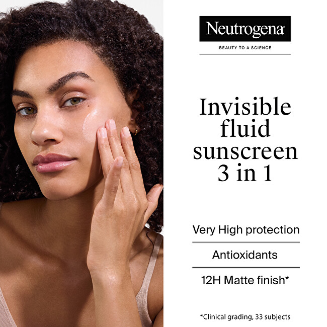 Neutrogena Invisible Fluid SPF 50+ Oil Control Ultra Sheer 50 ml 50ml Moterims