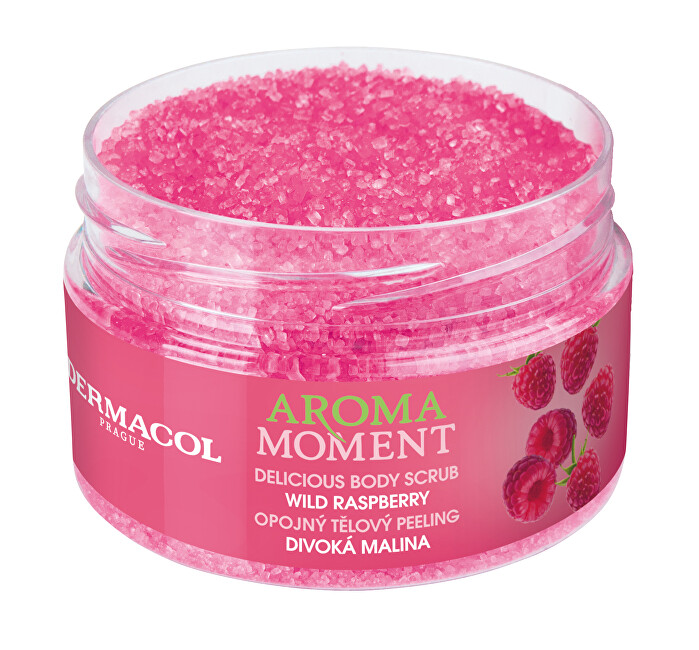 Dermacol Intoxicating body scrub Aroma Moment Wild Raspberry (Delicious Body Scrub) 200 g Moterims
