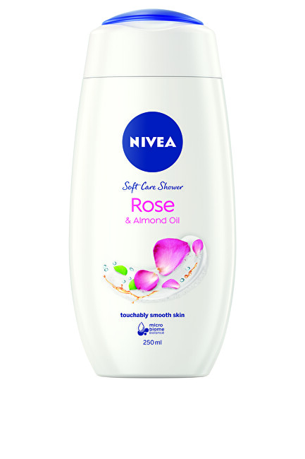 Nivea Care & Roses Care Shower Gel 500ml Moterims