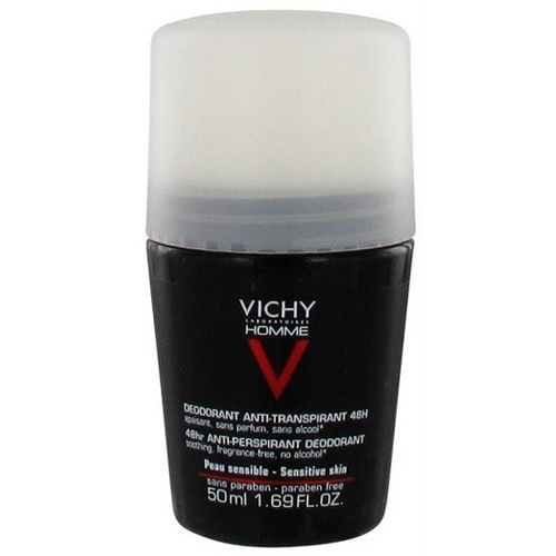 Vichy Deodorant for sensitive skin 48H Homme Deo roll-on (Anti-Transpirant Extra Sensitive) 50 ml 50ml Vyrams