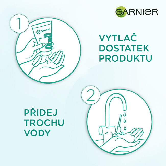 Garnier Cleansing skin foam Skin Natura l s (Hyaluronic Aloe Foam) 150 ml 150ml makiažo valiklis